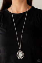 Load image into Gallery viewer, Bewitched Beam - White Cat&#39;s Eye Necklace Paparazzi Accessories