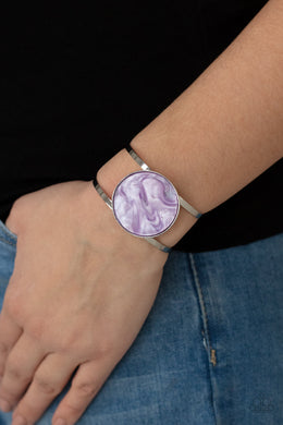 Colorful Cosmos - Purple Cuff Bracelet Paparazzi Accessories