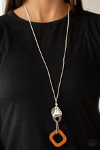 Load image into Gallery viewer, Top Of The WOOD Chain - Orange Necklace Paparazzi Accessories