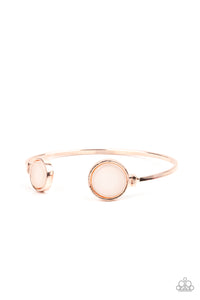 cuff,rose gold,Space Oracle - Rose Gold Cuff Bracelet