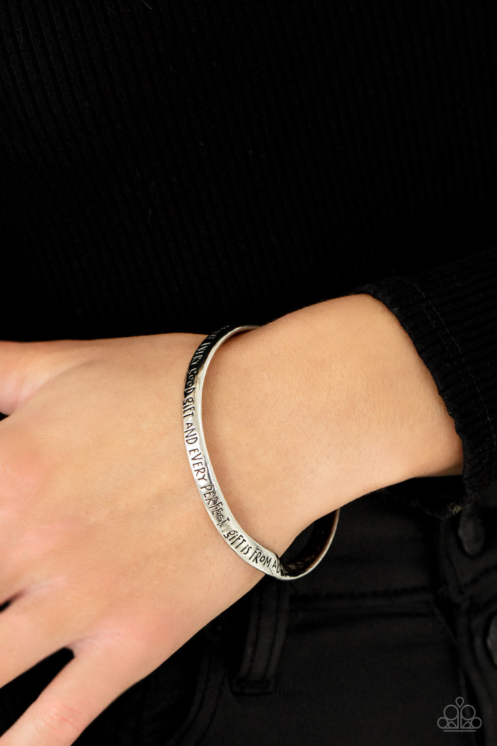 Perfect Present - Silver Bracelet Paparazzi Accessories