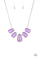Load image into Gallery viewer, Newport Princess - Purple Cat&#39;s Eye Necklace Paparazzi Accessories
