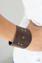 Load image into Gallery viewer, Orange County - Brass Leather Bracelet Paparazzi Accessories