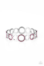 Load image into Gallery viewer, Future, Past, and POLISHED - Pink Rhinestone Bangle Bracelet Paparazzi Accessories