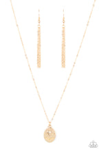 Load image into Gallery viewer, They Call Me Mama - Gold Heart Necklace Paparazzi Accessories