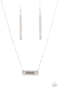 autopostr_pinterest_58290,inspirational,short necklace,silver,Blessed Mama - Silver Necklace