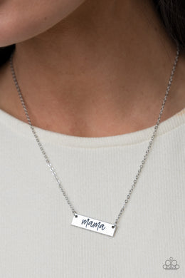 Blessed Mama - Silver Necklace Paparazzi Accessories