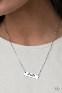 autopostr_pinterest_58290,inspirational,short necklace,silver,Blessed Mama - Silver Necklace