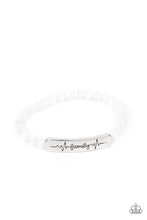 Load image into Gallery viewer, Family is Forever - White Stretchy Bracelet Paparazzi Accessories