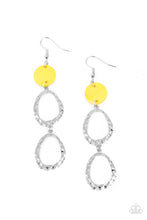 Load image into Gallery viewer, Surfside Shimmer - Yellow Earrings Paparazzi Accessories