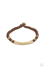 Load image into Gallery viewer, Grounded in Grit - Brown Urban Bracelet Paparazzi Accessories