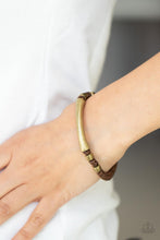 Load image into Gallery viewer, Grounded in Grit - Brown Urban Bracelet Paparazzi Accessories