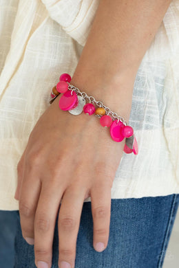 Springtime Springs - Pink Bracelet Paparazzi Accessories