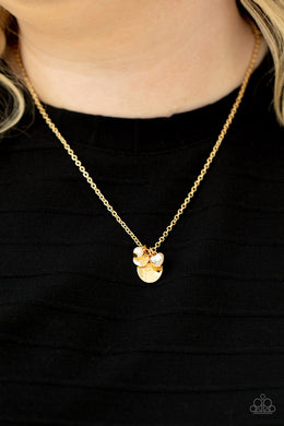 Super Mom - Gold Necklace Paparazzi Accessories