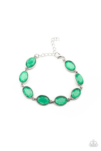 green,lobster claw clasp,Smooth Move - Green Bracelet