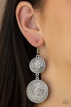 Load image into Gallery viewer, Road Trip Paradise - Silver Earrings Paparazzi Accessories