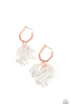 Load image into Gallery viewer, Jaw-Droppingly Jelly - Copper Hoop Earrings Paparazzi Accessories