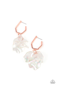 copper,Hoops,iridescent,Jaw-Droppingly Jelly - Copper Hoop Earrings