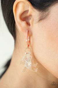 copper,Hoops,iridescent,Jaw-Droppingly Jelly - Copper Hoop Earrings