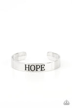 Load image into Gallery viewer, Hope Makes The World Go Round - Silver Bracelet Paparazzi Accessories