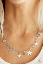 Load image into Gallery viewer, Starry Shindig - Silver Necklace Paparazzi Accessories
