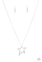 Load image into Gallery viewer, Light Up The Sky - White Necklace Paparazzi Accessories