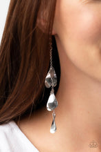 Load image into Gallery viewer, Arrival CHIME - Silver Earrings Paparazzi Accessories