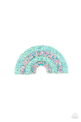 Rainbow Reflections - Blue Hair Accessory Paparazzi Accessories