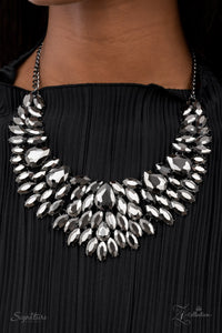 2021 Zi,gunmetal,hematite,short necklace,The Tanisha Zi Collection Necklace