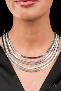 2021 Zi,short necklace,silver,Persuasive Zi Collection Necklace
