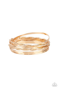Bangles,gold,Sensational Shimmer - Gold Bangle Bracelets