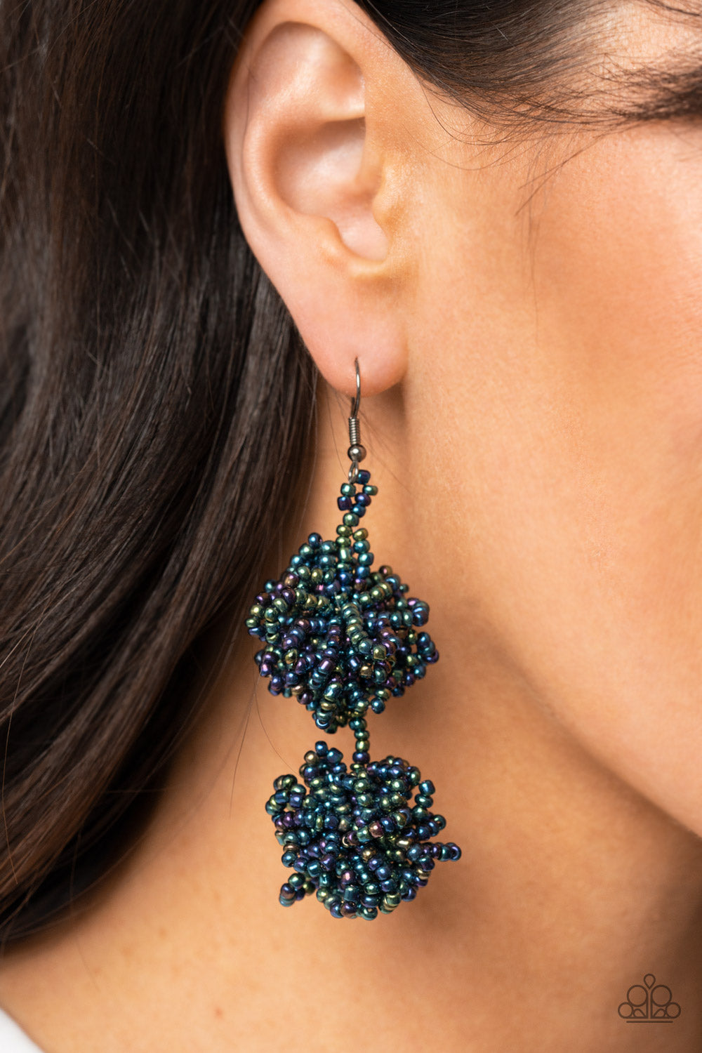 Celestial Collision - Multi Seed Bead Earrings Paparazzi Accessories