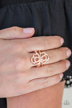 Load image into Gallery viewer, Ever Entwined Rose Gold Ring Paparazzi Accessories