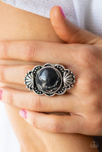 Load image into Gallery viewer, Atlantis Adventure - Black Stone Ring Paparazzi Accessories