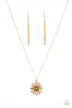 Load image into Gallery viewer, Formal Florals - Gold Necklace Paparazzi Accessories