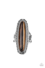 Load image into Gallery viewer, Eco Equinox - Brown Tiger&#39;s Eye Ring Paparazzi Accessories