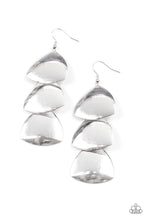 Load image into Gallery viewer, Modishly Metallic - Silver Earrings Paparazzi Accessories