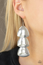 Load image into Gallery viewer, Modishly Metallic - Silver Earrings Paparazzi Accessories