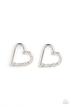 Load image into Gallery viewer, Cupid, Who? - Silver Earrings Paparazzi Accessories
