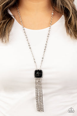 Seaside Season - Black Necklace Paparazzi Accessories