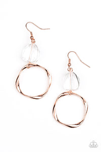 copper,fishhook,All Clear - Copper Earrings