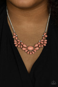 pink,short necklace,Secret GARDENISTA - Pink Necklace