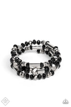 Load image into Gallery viewer, Dynamic Dazzle Black Bracelet Paparazzi Accessories