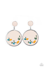Load image into Gallery viewer, Embroidered Gardens - Multi Floral Post Earrings Paparazzi Accessories