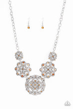 Load image into Gallery viewer, Royally Romantic - Brown Rhinestone Necklace Paparazzi Accessories
