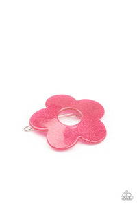 Barrette,floral,pink,Flower Child Garden - Pink Hair Accessory