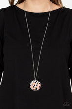 Load image into Gallery viewer, Iridescently Influential - Orange Iridescent Necklace Paparazzi Accessories
