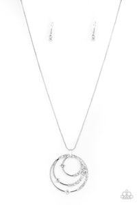 autopostr_pinterest_58290,long necklace,rhinestones,white,Ecliptic Elegance - White Rhinestone Necklace