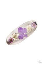 Load image into Gallery viewer, Floral Flurry - Purple Hair Accessory Paparazzi Accessories