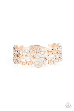 Load image into Gallery viewer, Dressed to FRILL - Rose Gold Hinge Bracelet Paparazzi Accessories